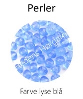 Perler farve lyse blå